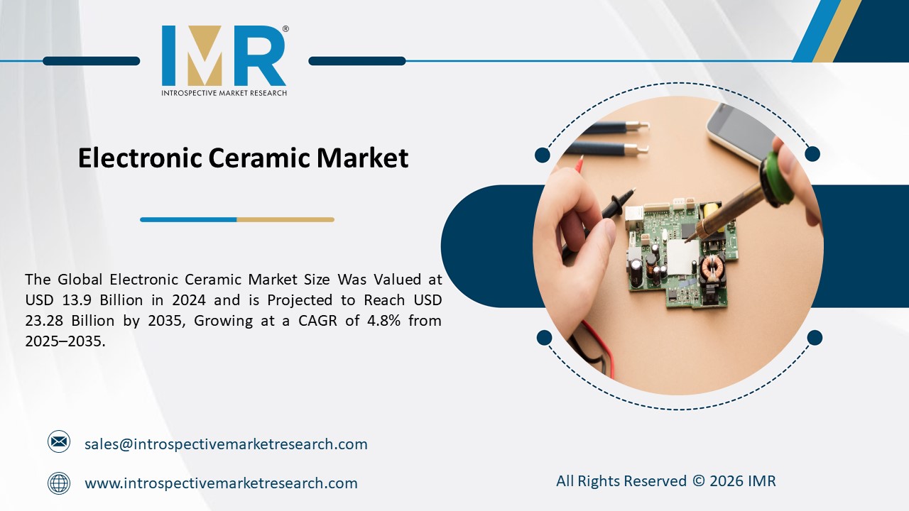 Electronic Ceramic Market is Projected to Reach USD 23.28 Billion by 2035