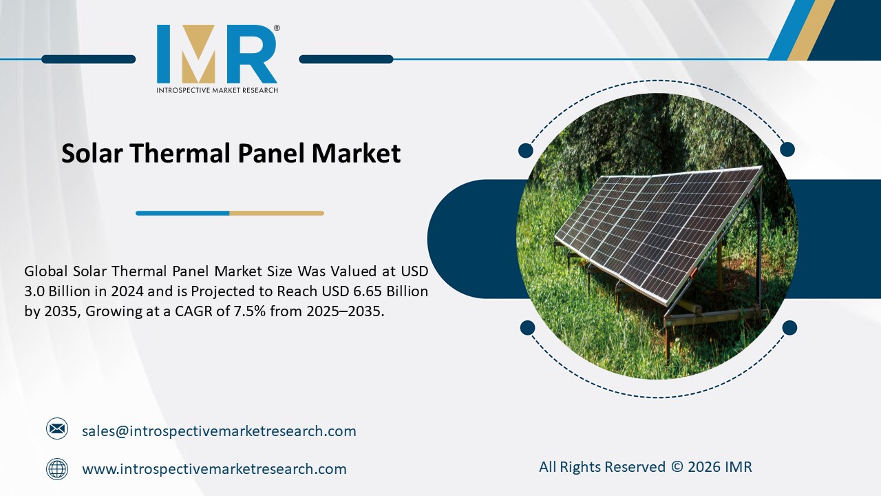 Solar Thermal Panel is Projected to Reach USD 6.65 Billion by 2035