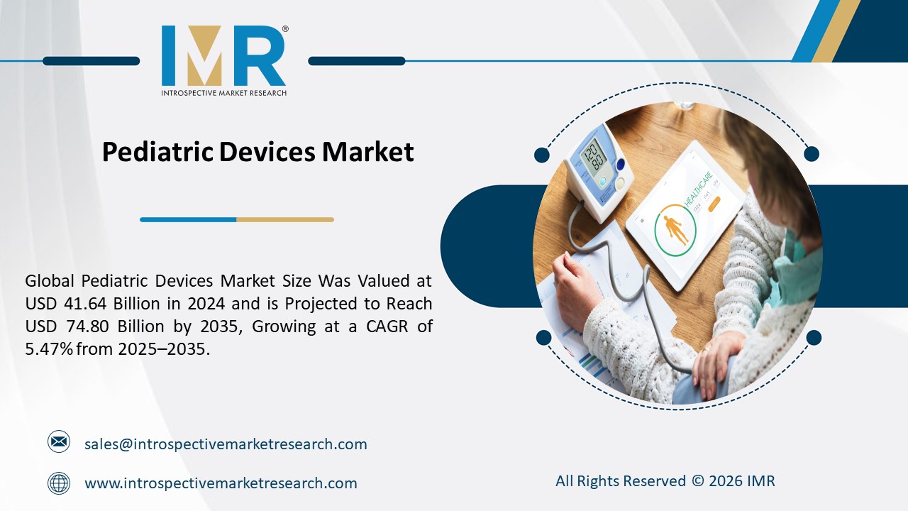 Pediatric Devices Market is Projected to Reach USD 74.80 Billion By 2035