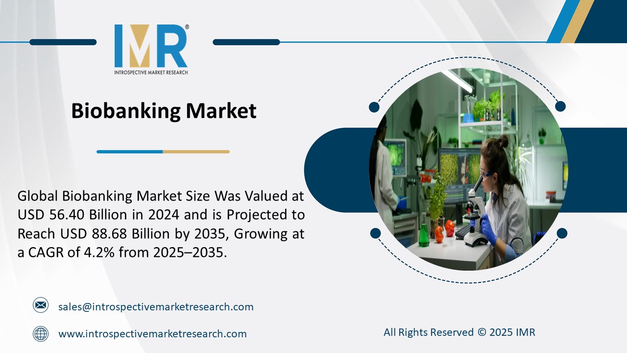 Biobanking Market is Projected to Reach USD 88.68 Billion By 2035