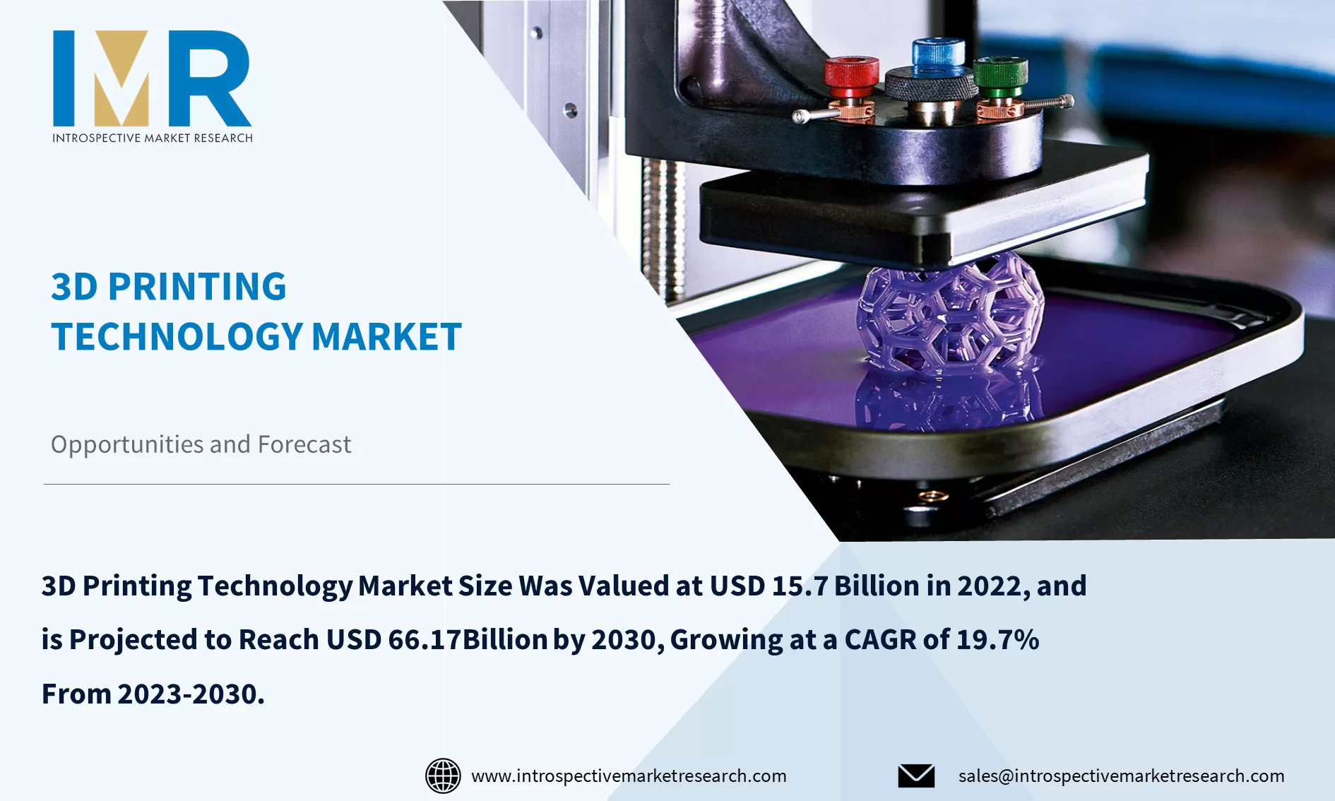 3D Printing Technology Market To Reach USD 66.17 Billion By Year 2030