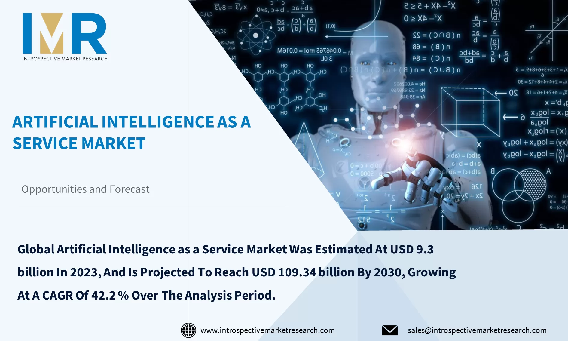 Artificial Intelligence As A Service Market To Reach USD 109.34 Billion By Year 2030