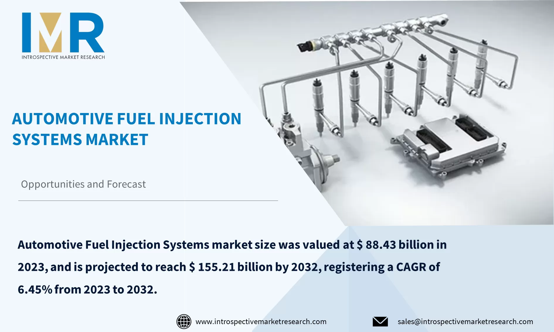 Automotive Fuel Injection Systems Market To Reach USD 155.21 billion By Year 2032