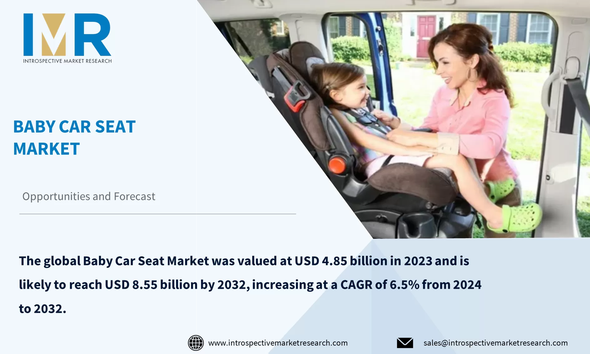 Baby Car Seat Market To Reach USD 8.55 Billion By Year 2032