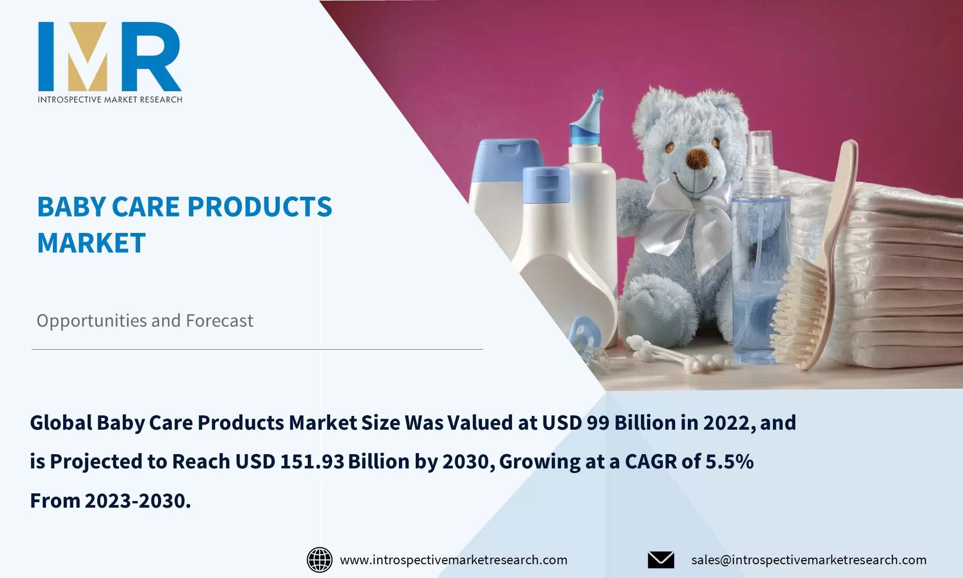 Baby Care Products Market To Reach USD 151.93 Billion by 2030