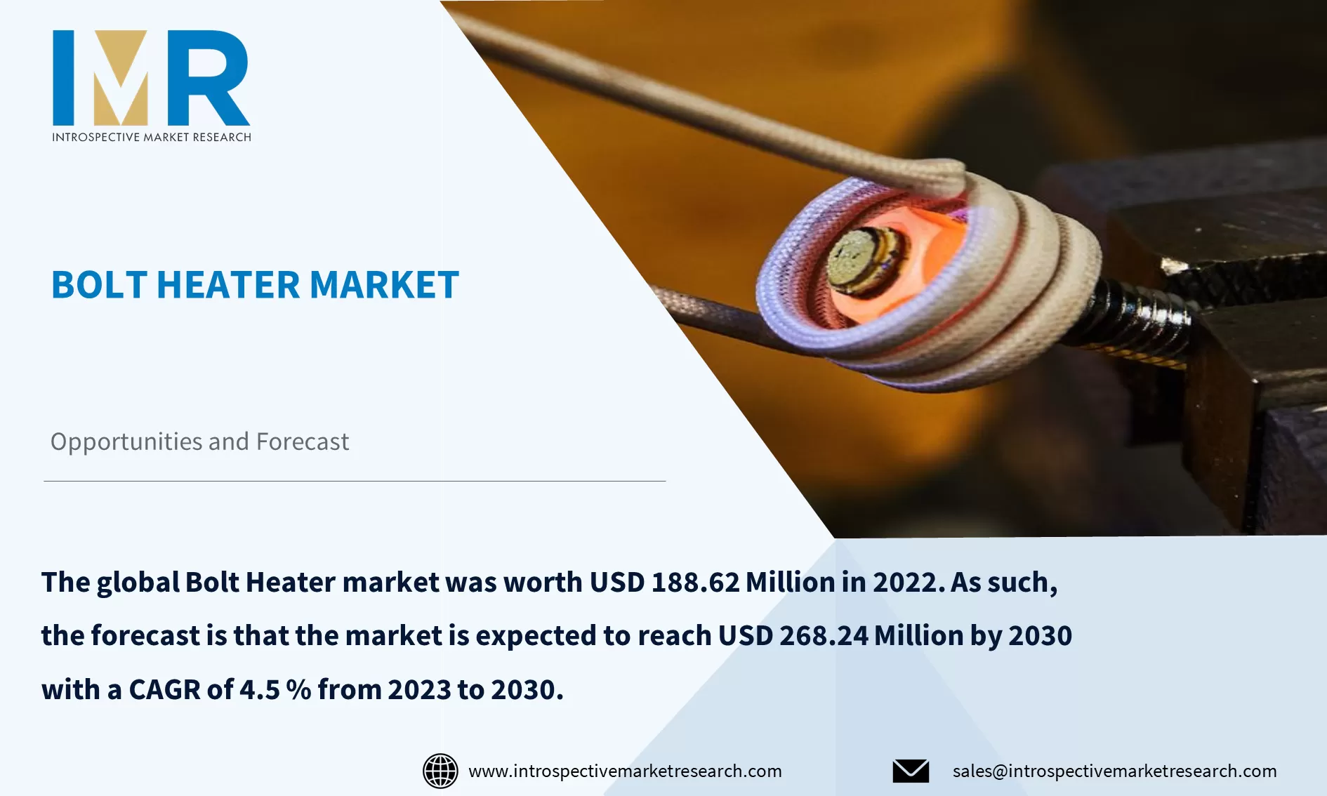 Bolt Heater Market To Reach USD 268.24 Million By Year 2030