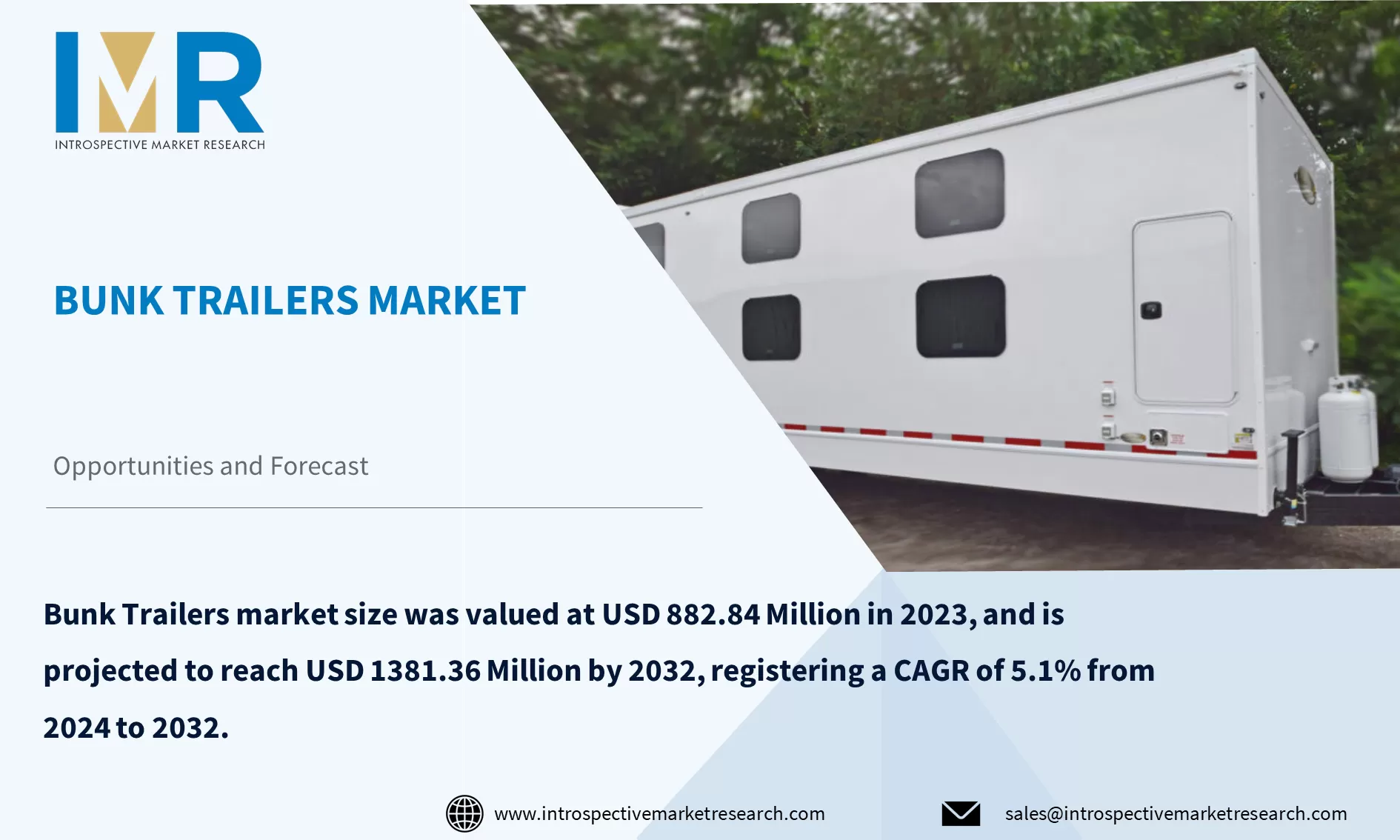 Bunk Trailers Market To Reach USD 1381.36 Million by 2032