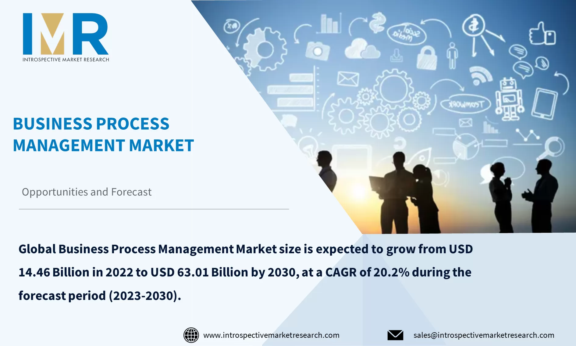 Business Process Management (BPM) as a Service Market To Reach USD 63.01 Billion by Year 2030