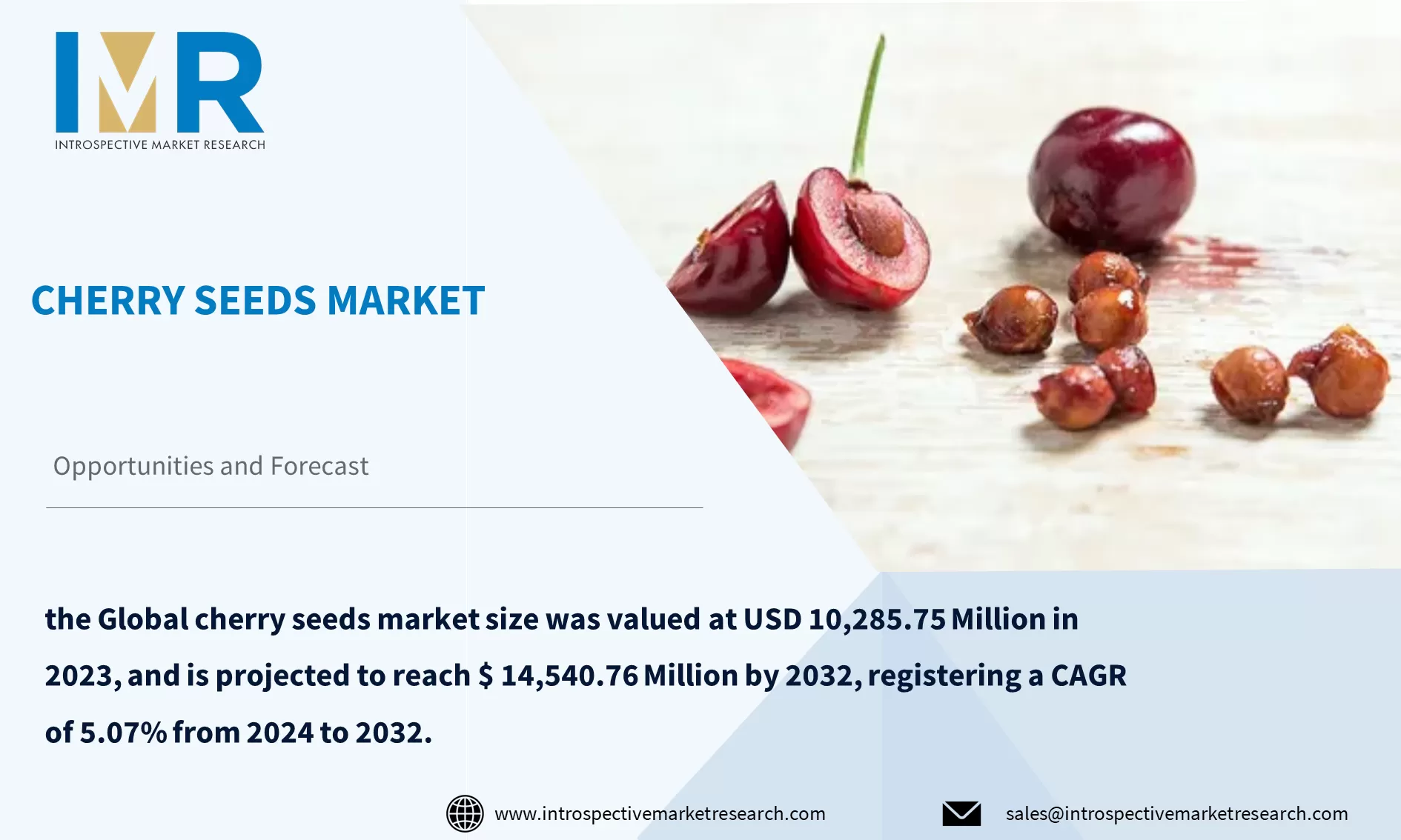 Cherry Seeds Market To Reach USD 14,540.76 Million by Year 2032