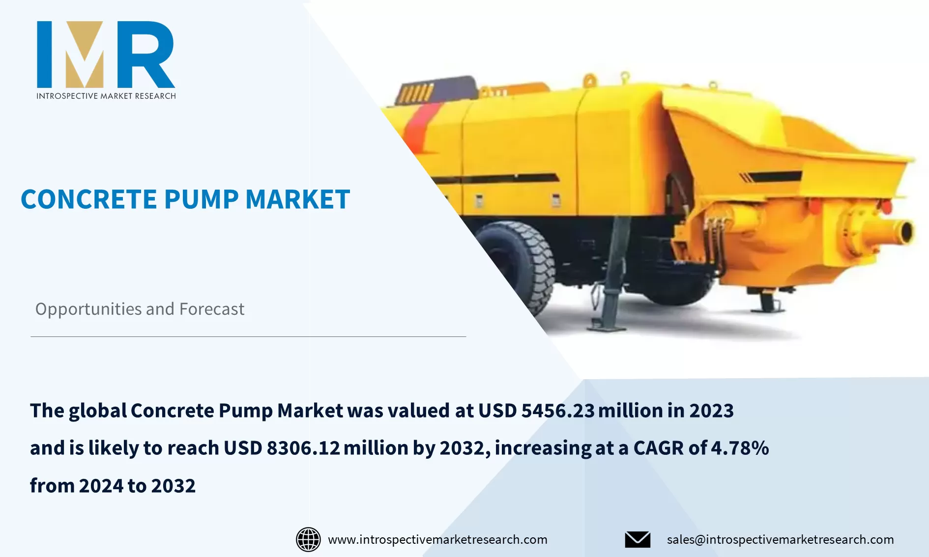 Concrete Pump Market To Reach USD 28306.12 million by 2032