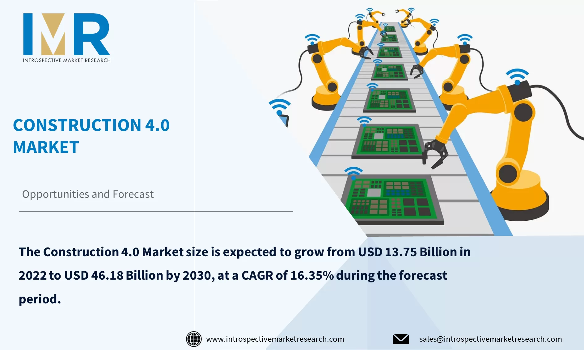 Construction 4.0 Market To Reach USD 46.18 Billion by Year 2030