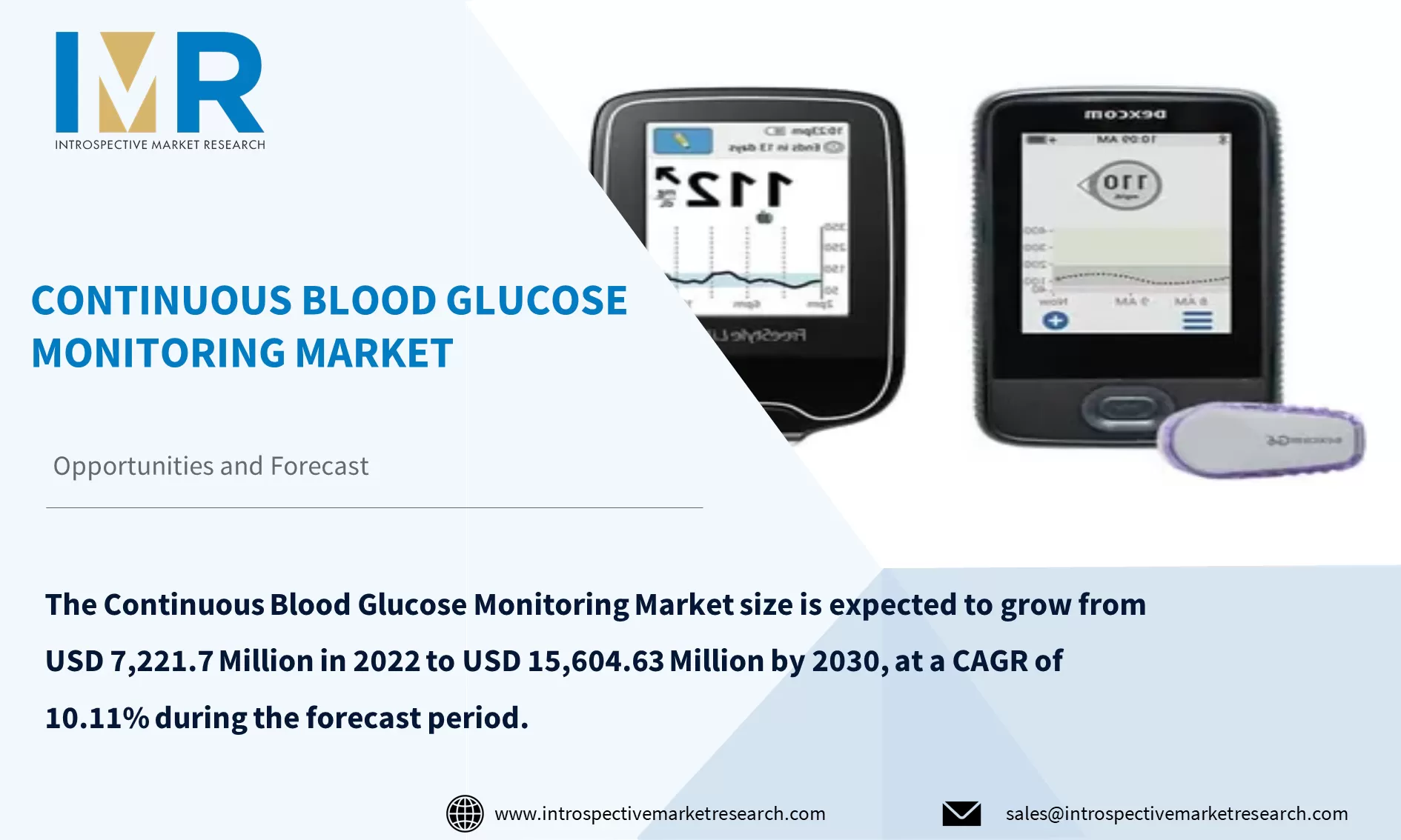 Continuous Blood Glucose Monitoring Market To Reach USD 15,604.63 Million by Year 2030