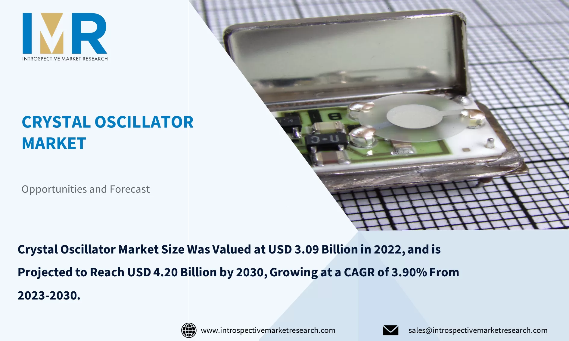 Crystal Oscillator Market To Reach USD  4.20 billion By Year 2030