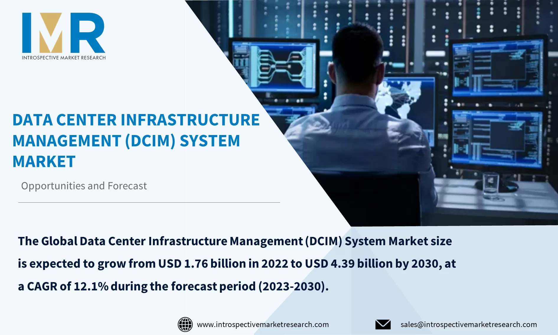 Data Center Infrastructure Management (DCIM) System Market To Reach USD 4.39 Billion by Year 2030
