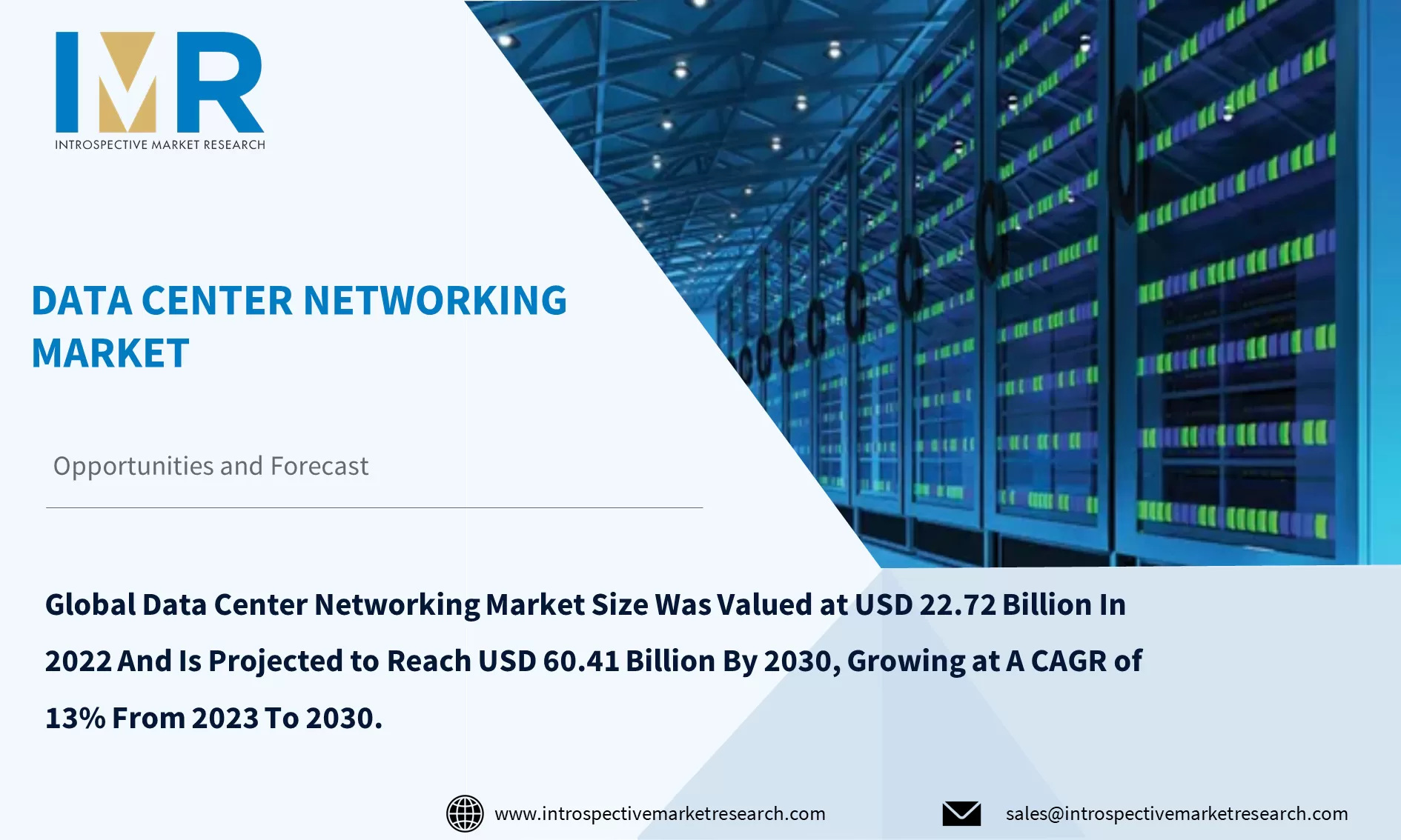 Data Center Networking Market To Reach USD 60.41 Billion by Year 2030