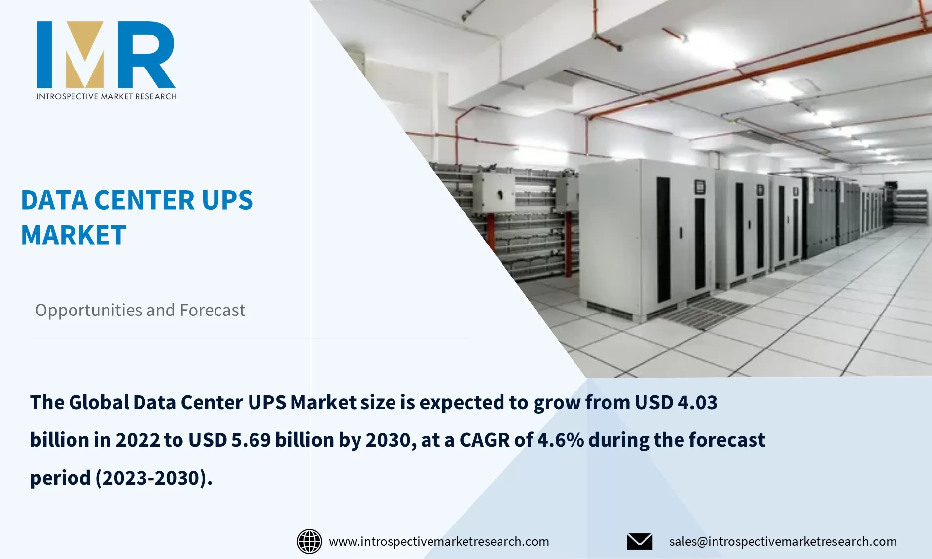 Data Center UPS Market To Reach USD 5.69 Billion by Year 2030