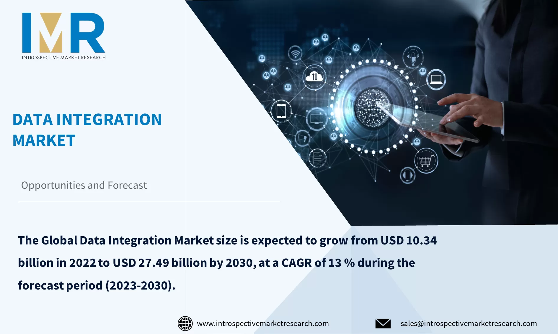 Data Integration Market To Reach USD 27.49 Billion by Year 2030