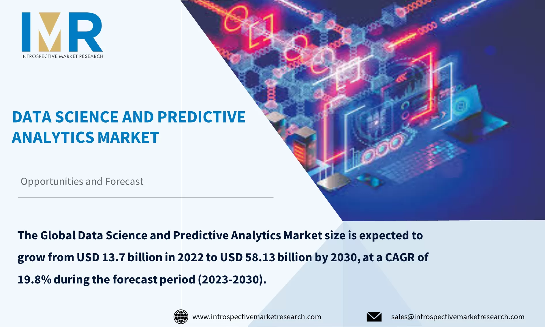 Data Science and Predictive Analytics Market To Reach USD 58.13 Billion by Year 2030