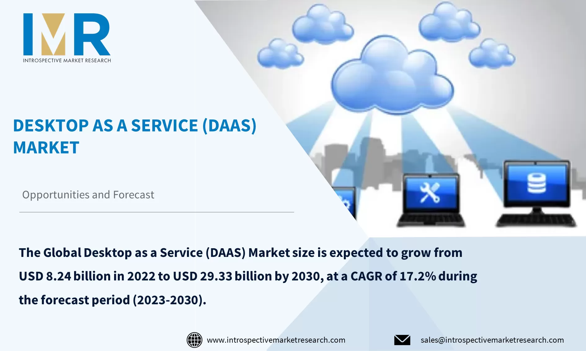 Desktop as a Service (DAAS) Market To Reach USD 29.33 Billion by Year 2030