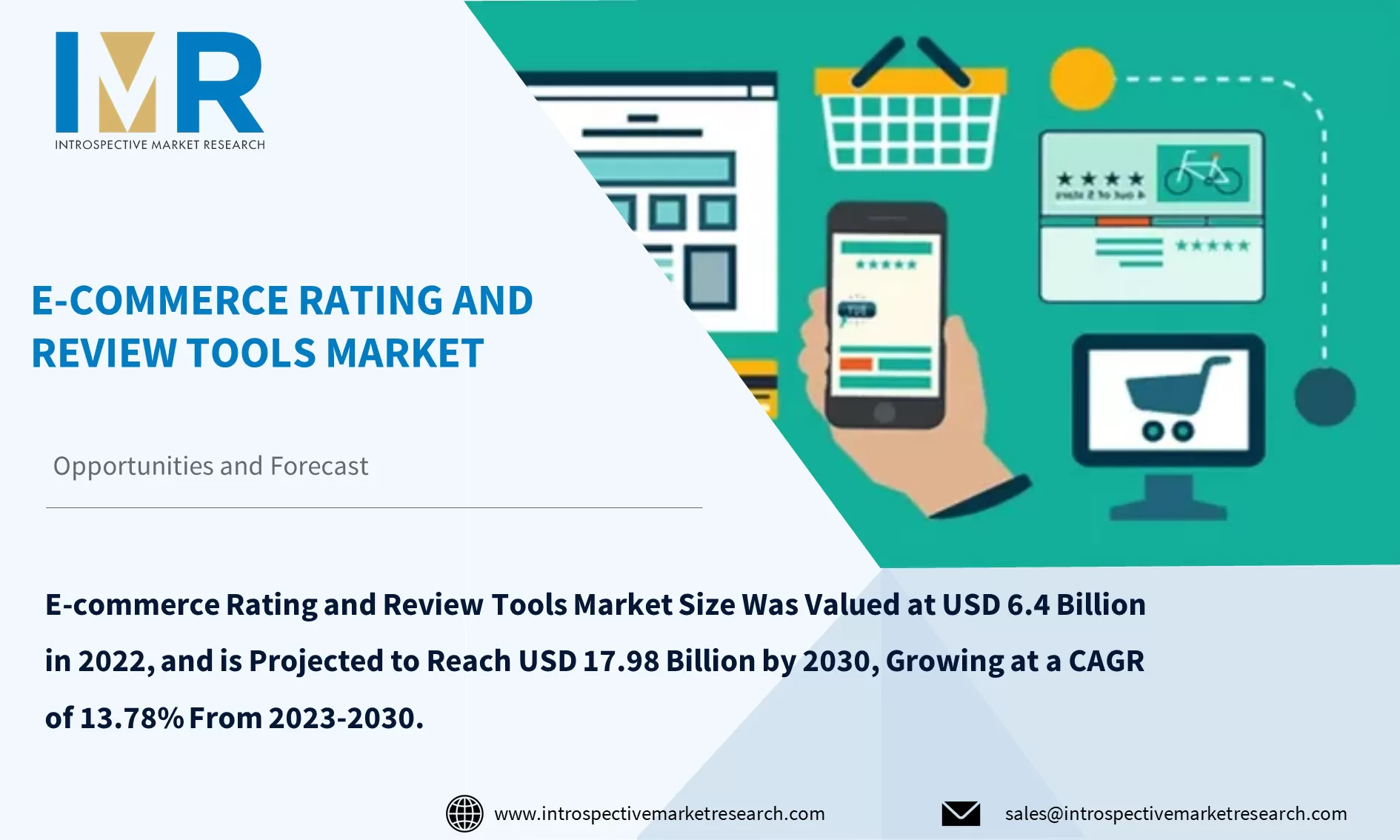 E-commerce Rating and Review Tools Market To Reach USD 17.98 Billion by Year 2030