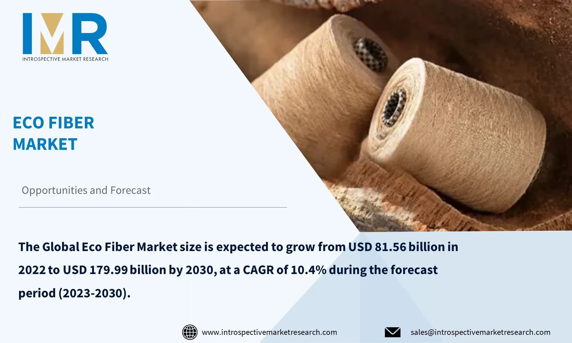 Eco Fiber Market To Reach USD 179.99 billion by Year 2030