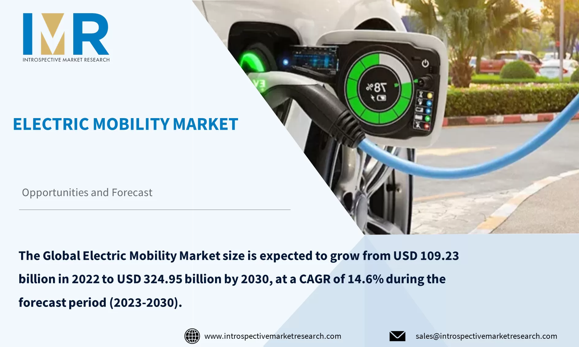 Electric Mobility Market To Reach USD 324.95 Billion by Year 2030