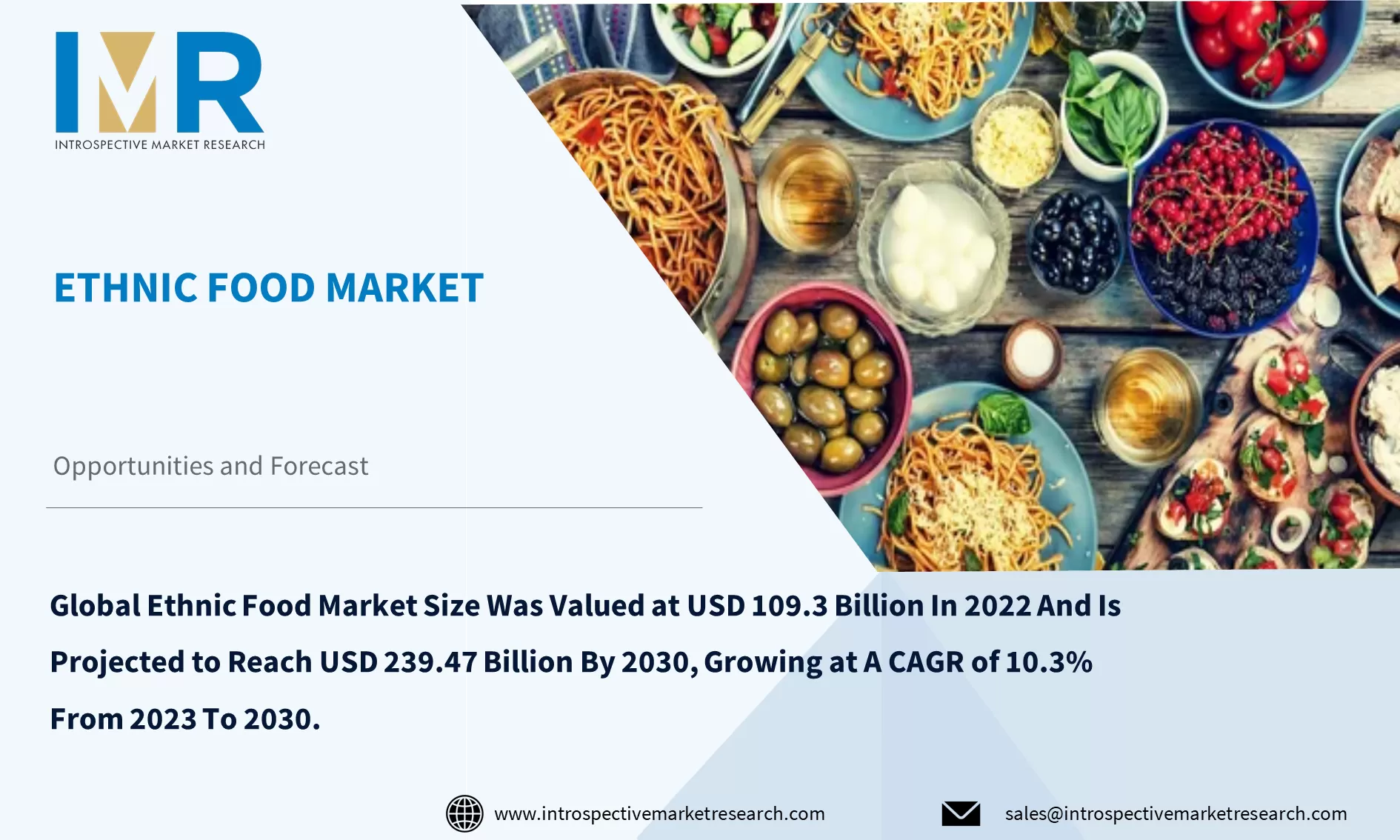 Ethnic Food Market To Reach USD 239.47 Billion By Year 2030