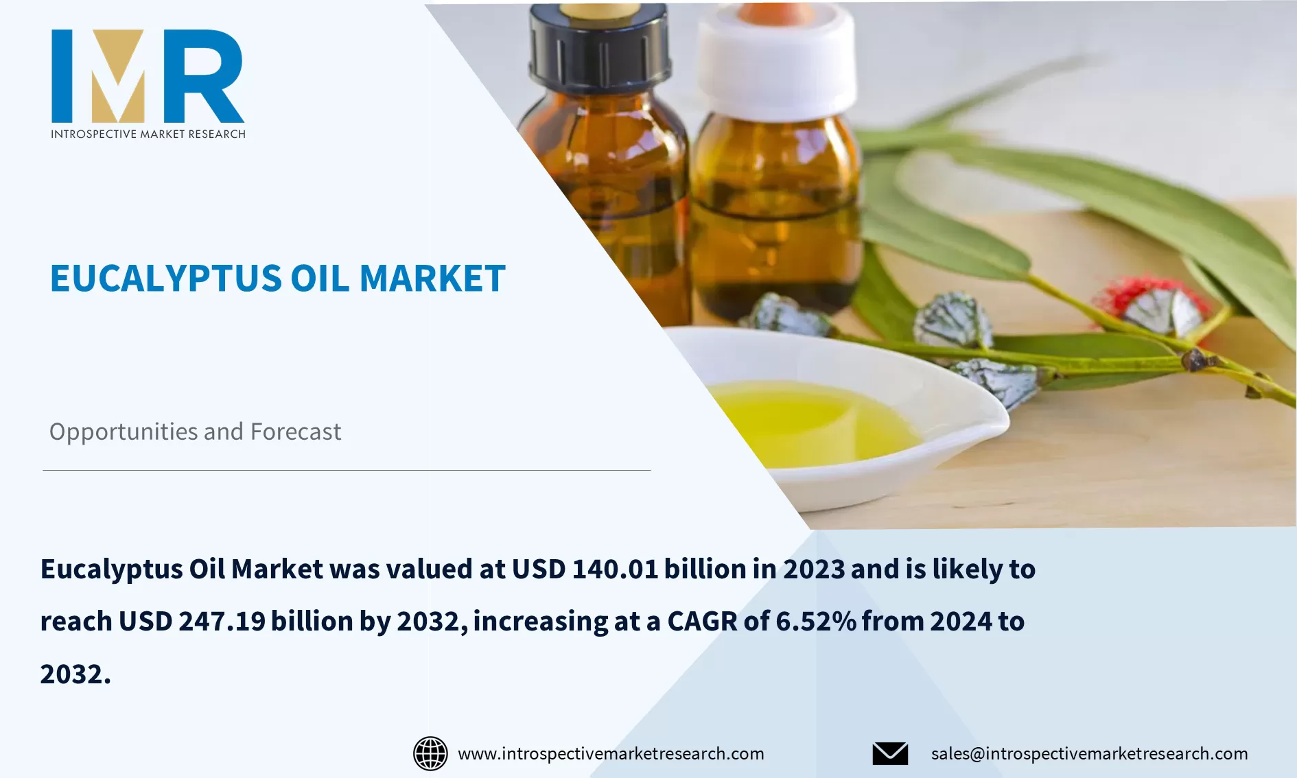 Eucalyptus Oil Market To Reach USD 247.19 billion by 2032