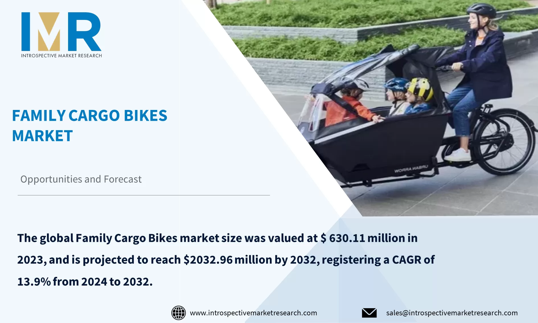 Family Cargo Bikes Market To Reach USD 2032.96 million By Year 2032