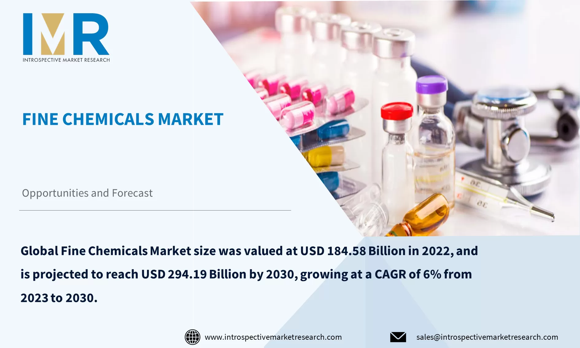 Global Fine Chemicals Market To Reach USD 294.19 Billion By Year 2030