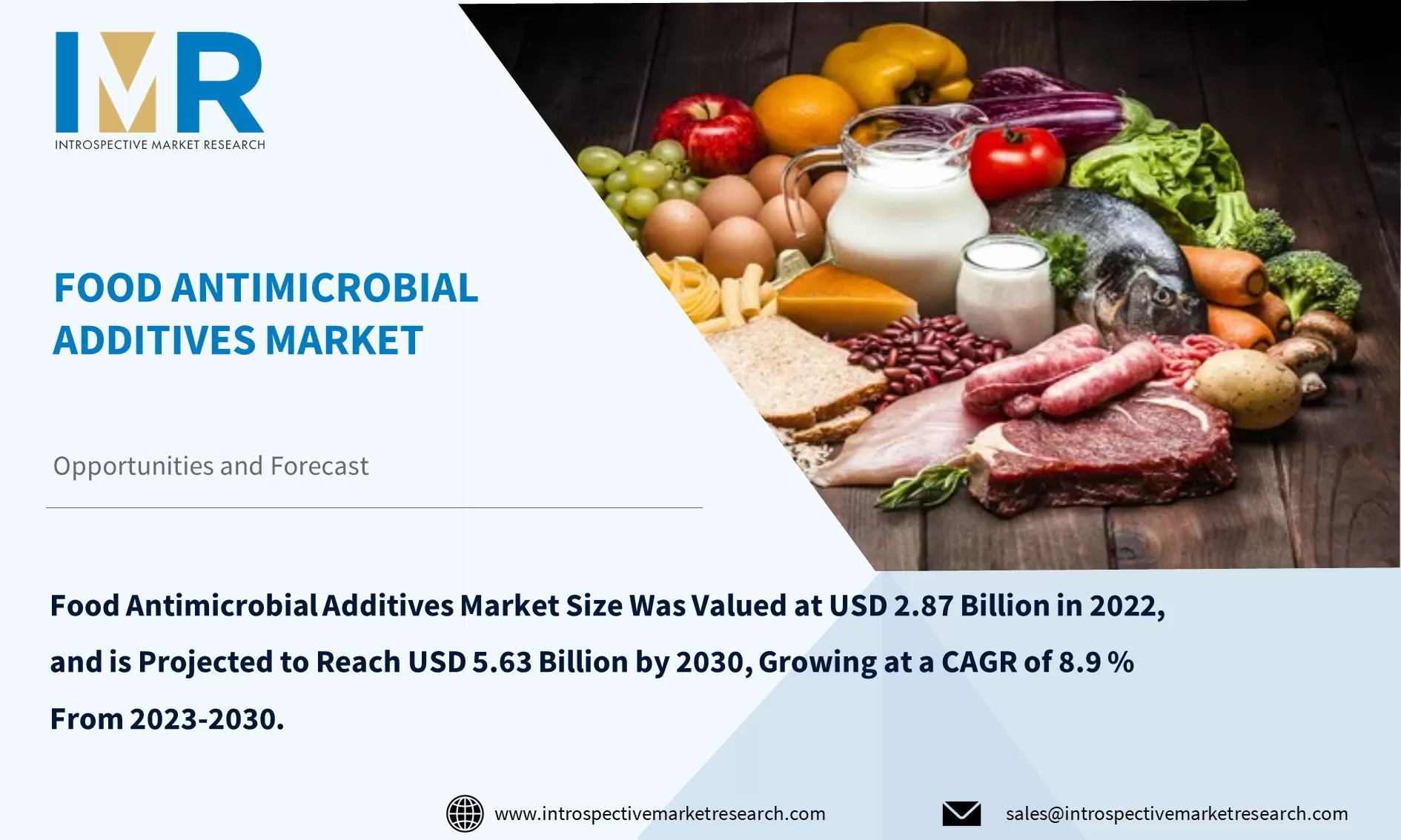 Food Antimicrobial Additives Market To Reach USD 5.63 Billion By Year 2030
