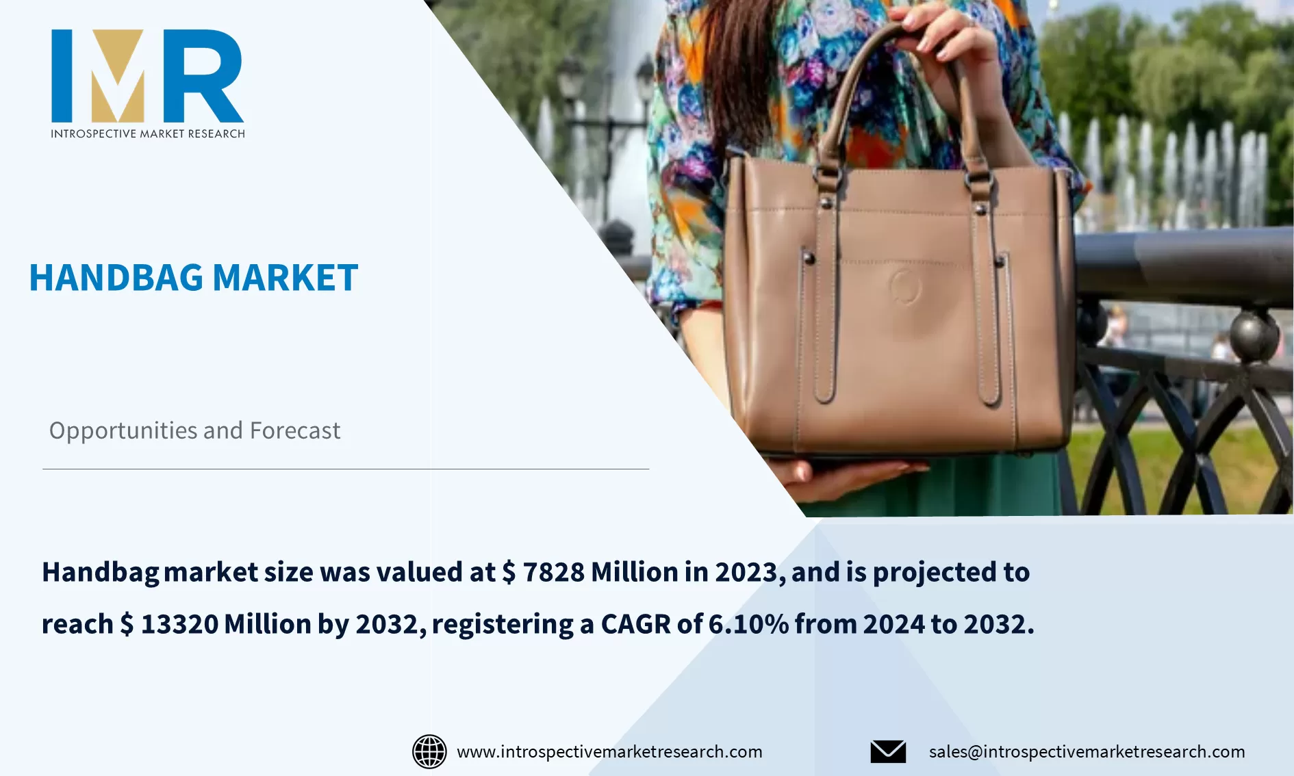 Handbag Market To Reach USD 13320 Million by 2032