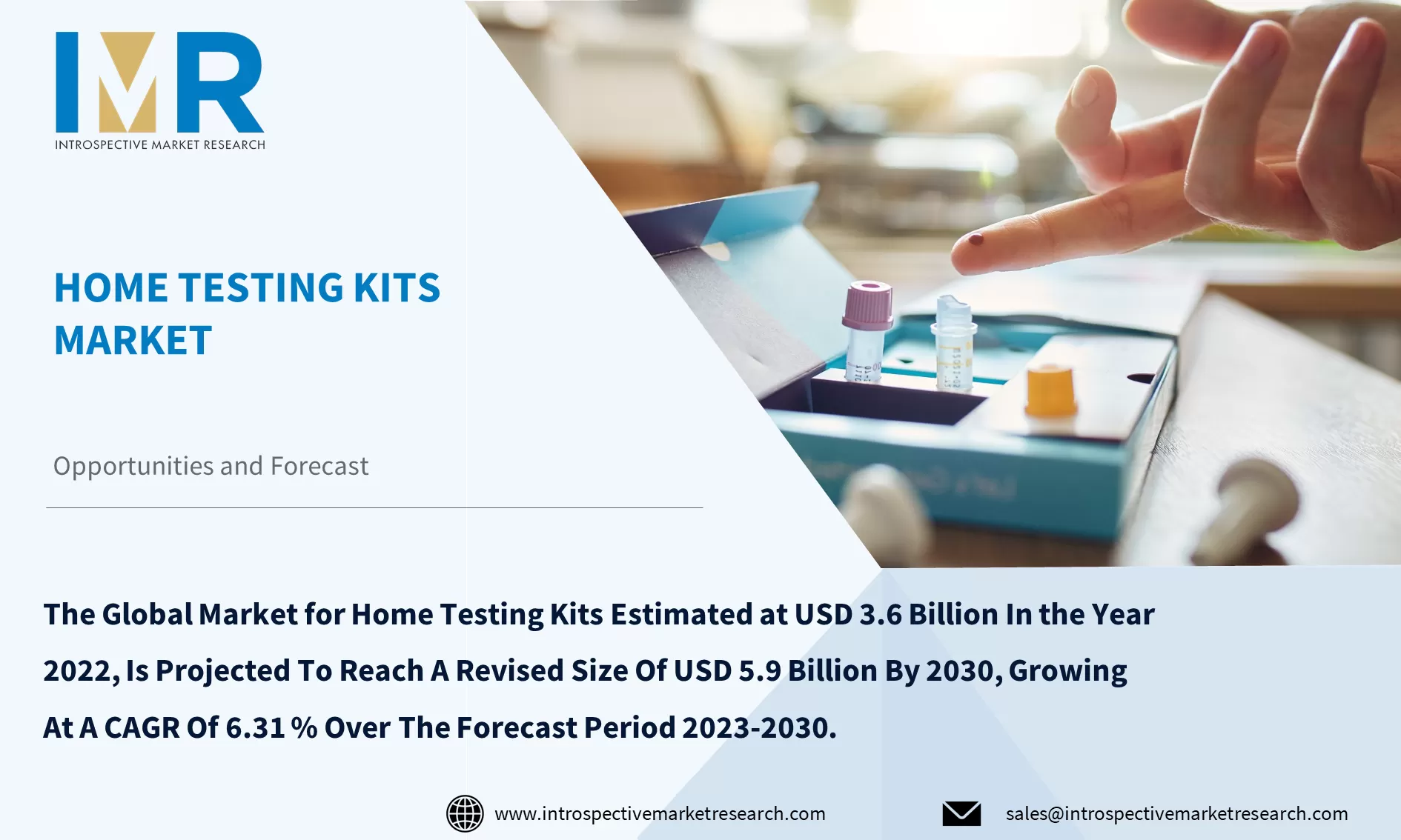 Home Testing Kits Market To Reach USD 5.9 Billion by Year 2030
