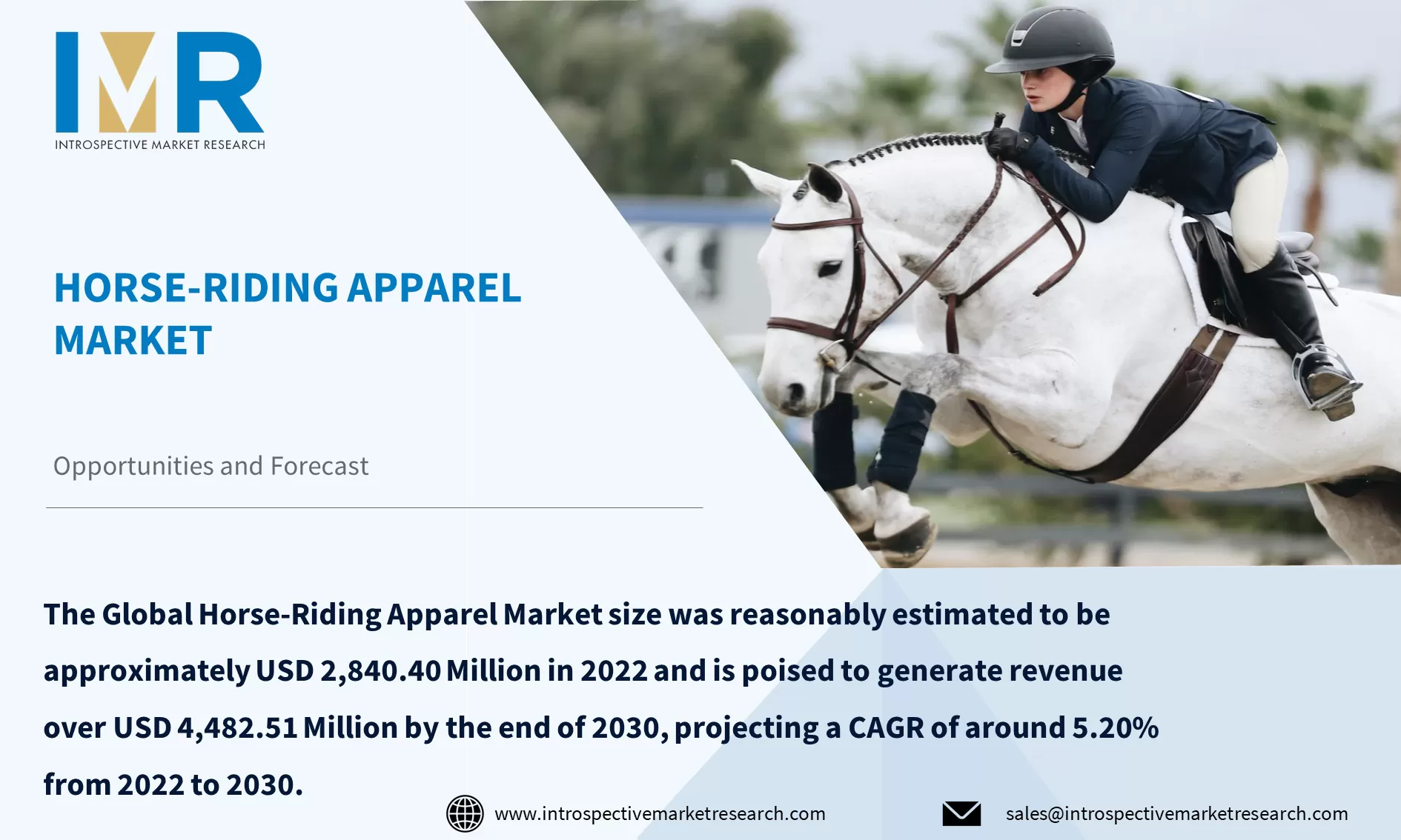 Horse-Riding Apparel Market To Reach USD 4,482.51 Million by Year 2030