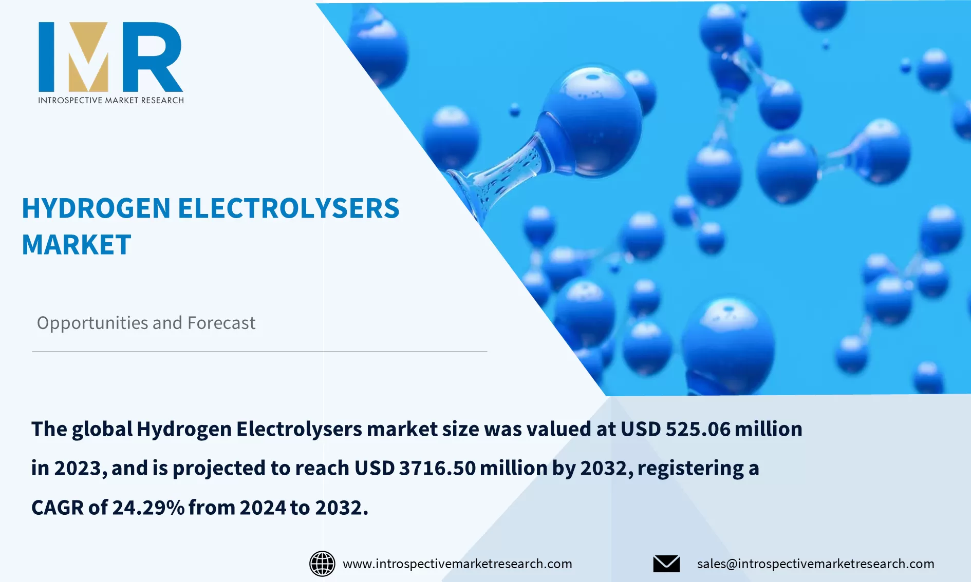 Hydrogen Electrolysers Market To Reach USD 3716.50 million by 2032