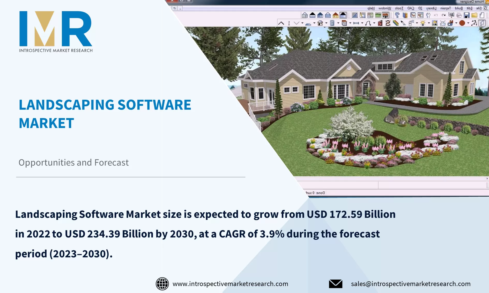 Landscaping Software Market To Reach USD 234.39 Billion By Year 2030