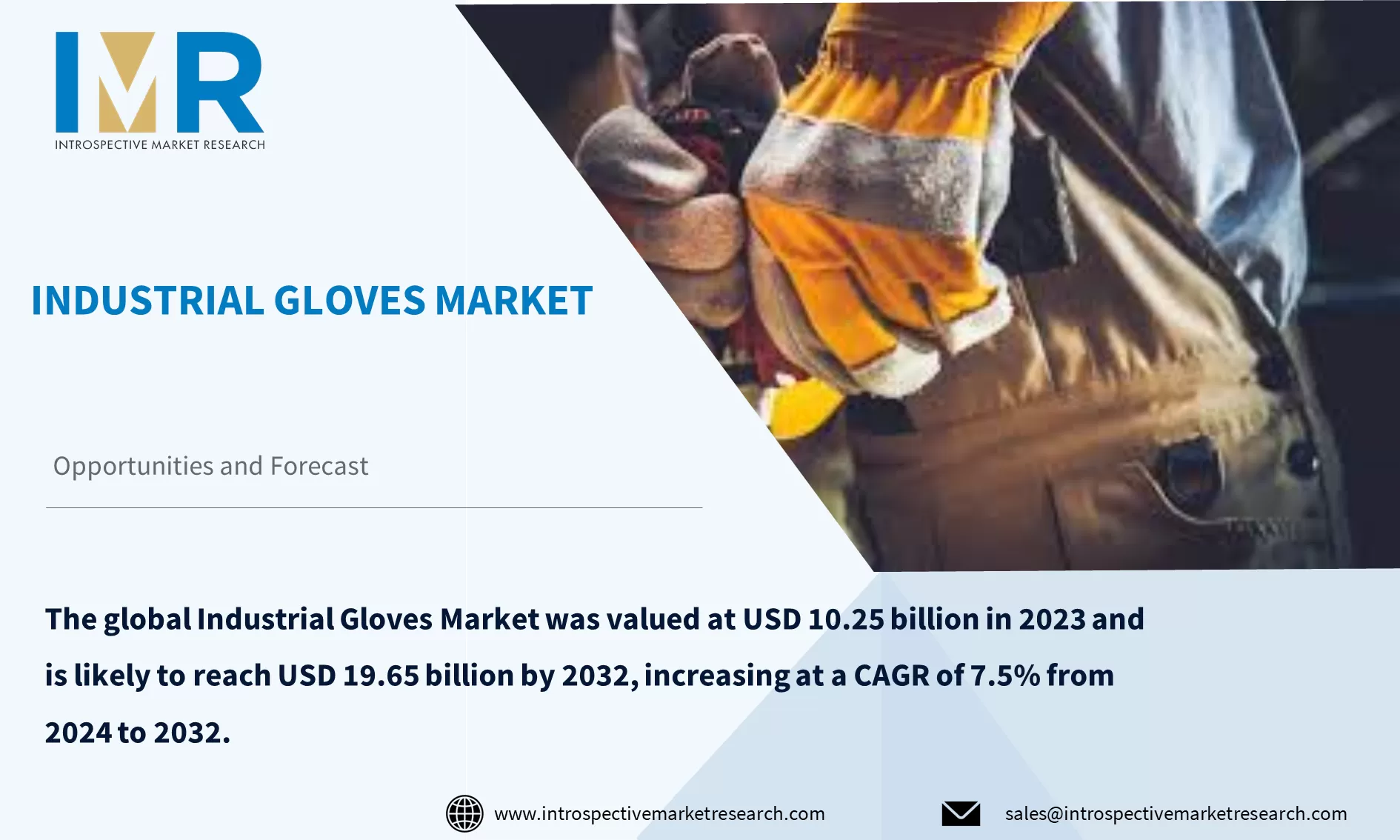 Industrial Gloves Market To Reach USD 19.65 billion by 2032
