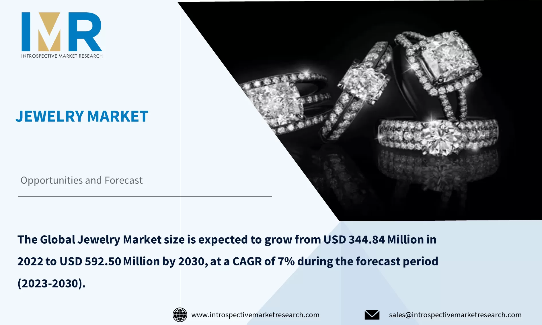 Jewelry Market To Reach USD 592.50 Million by Year 2030