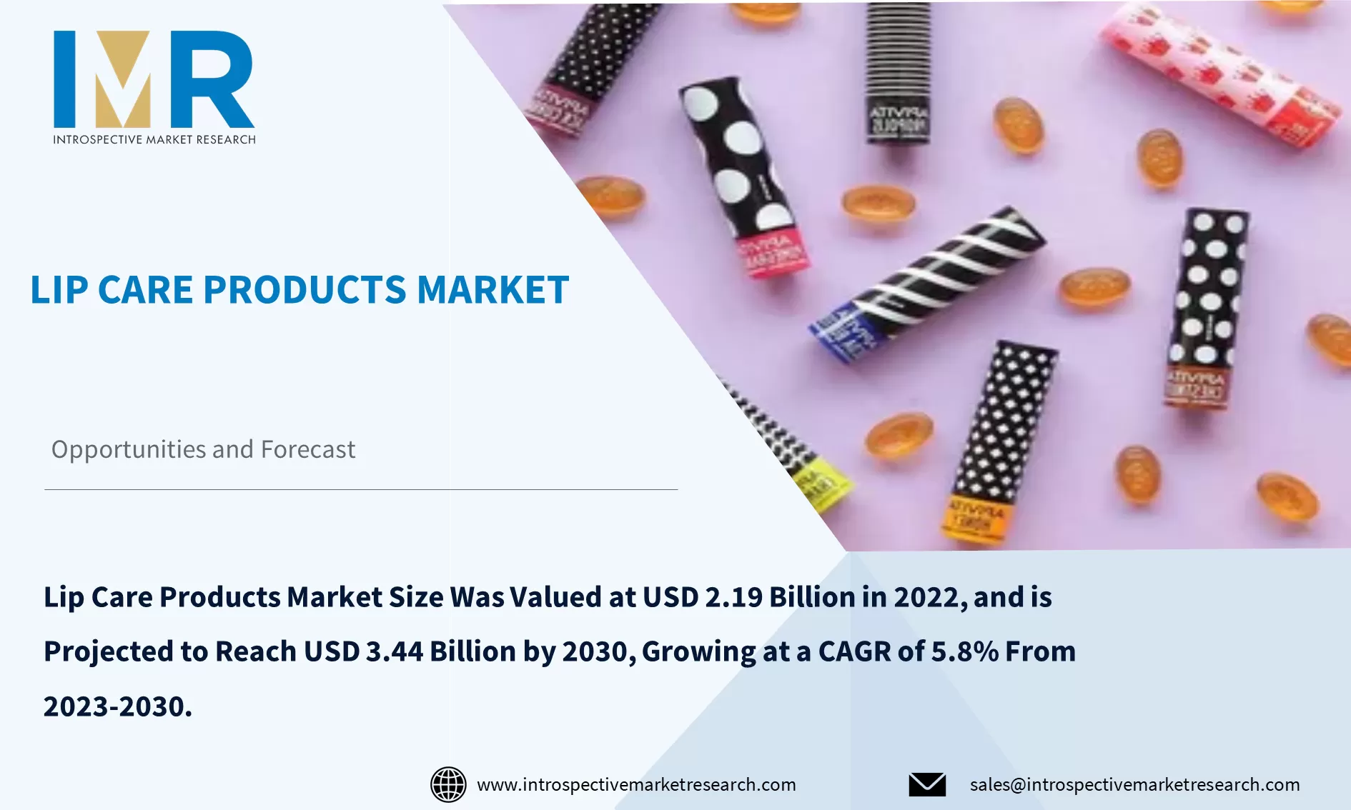 Lip Care Products Market To Reach USD 3.44 Billion by Year 2030