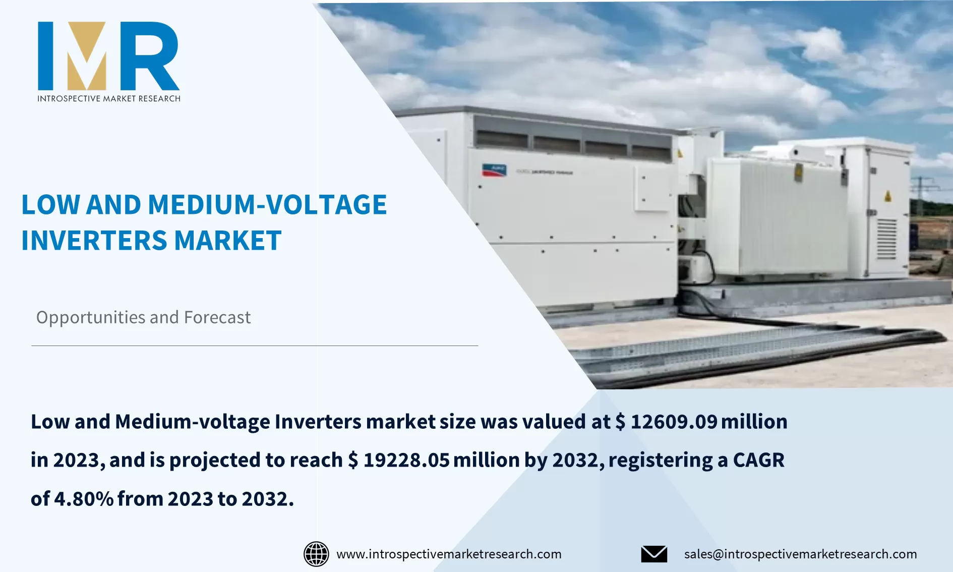 Low and Medium-Voltage Inverters Market To Reach USD 19228.05 Billion by Year 2032