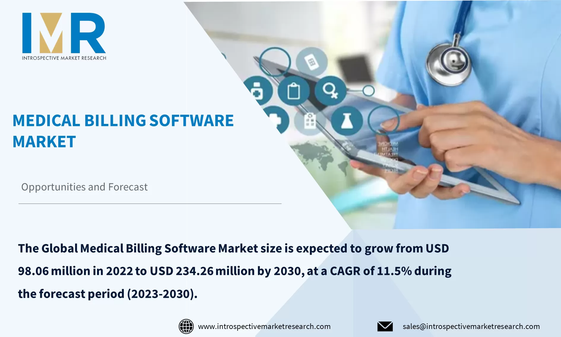 Medical Billing Software Market To Reach USD 234.26 million By Year 2030