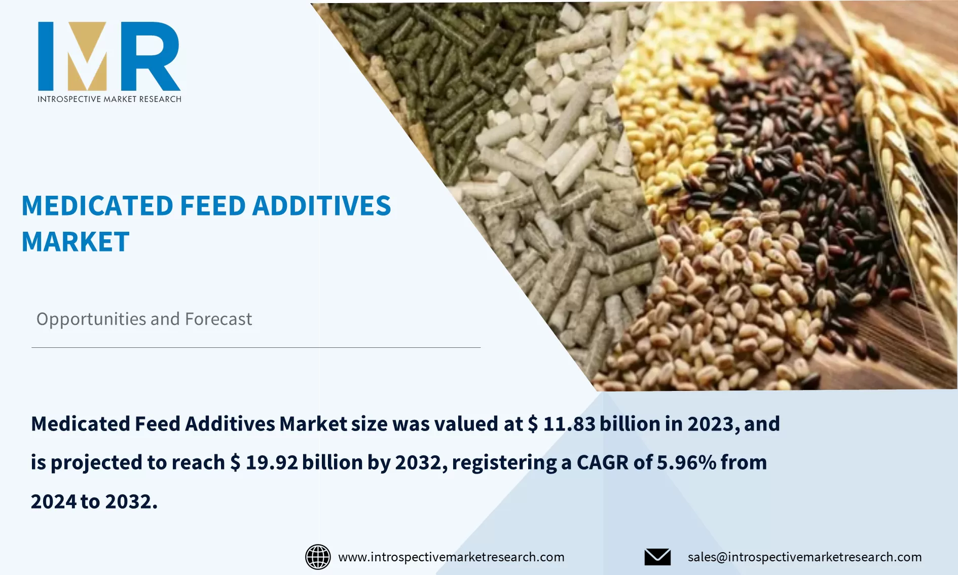 Medicated Feed Additives Market To Reach USD 19.92 billion By Year 2032