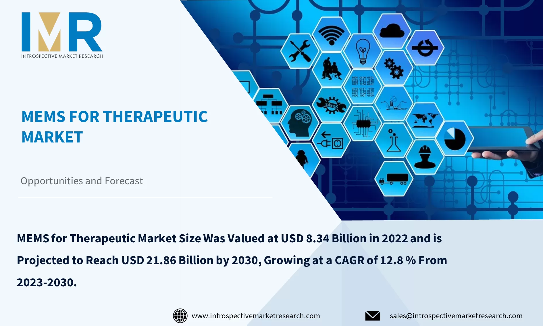MEMS for Therapeutic Market To Reach USD 21.86 billion By Year 2030