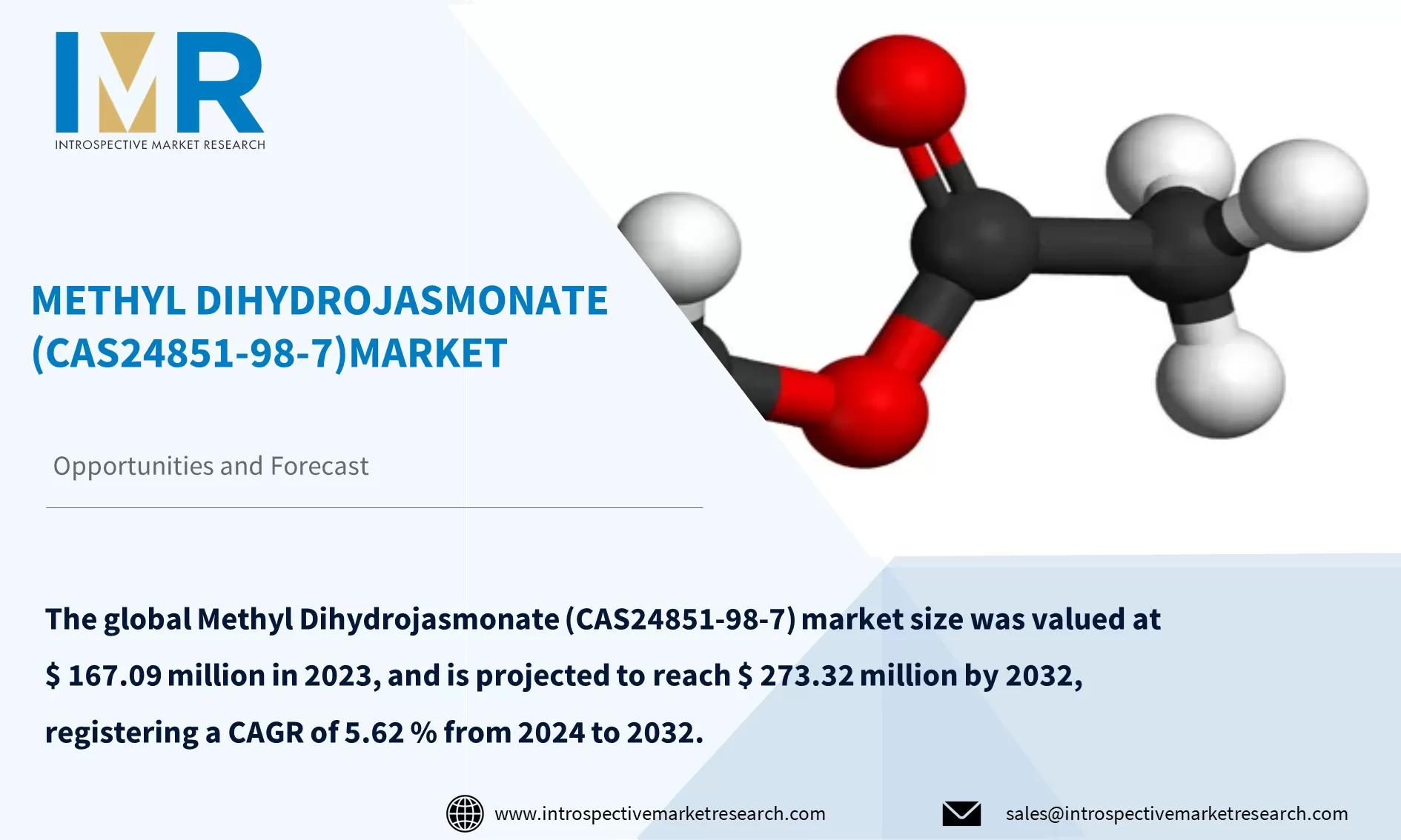 Methyl Dihydrojasmonate (CAS24851-98-7) Market To Reach USD 273.32 million by 2032