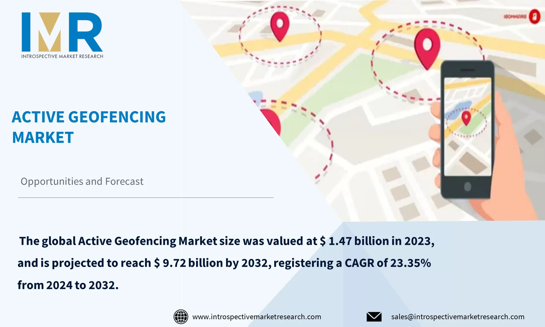 Active Geofencing Market To Reach USD 9.72 Billion by Year 2032