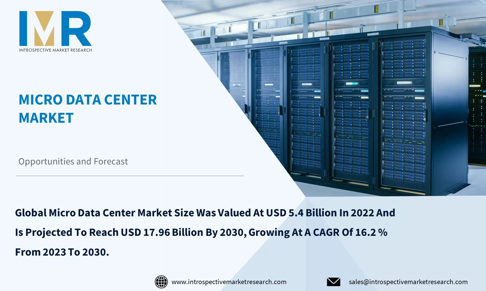 Micro Data Center Market To Reach USD 17.96 Billion by Year 2030