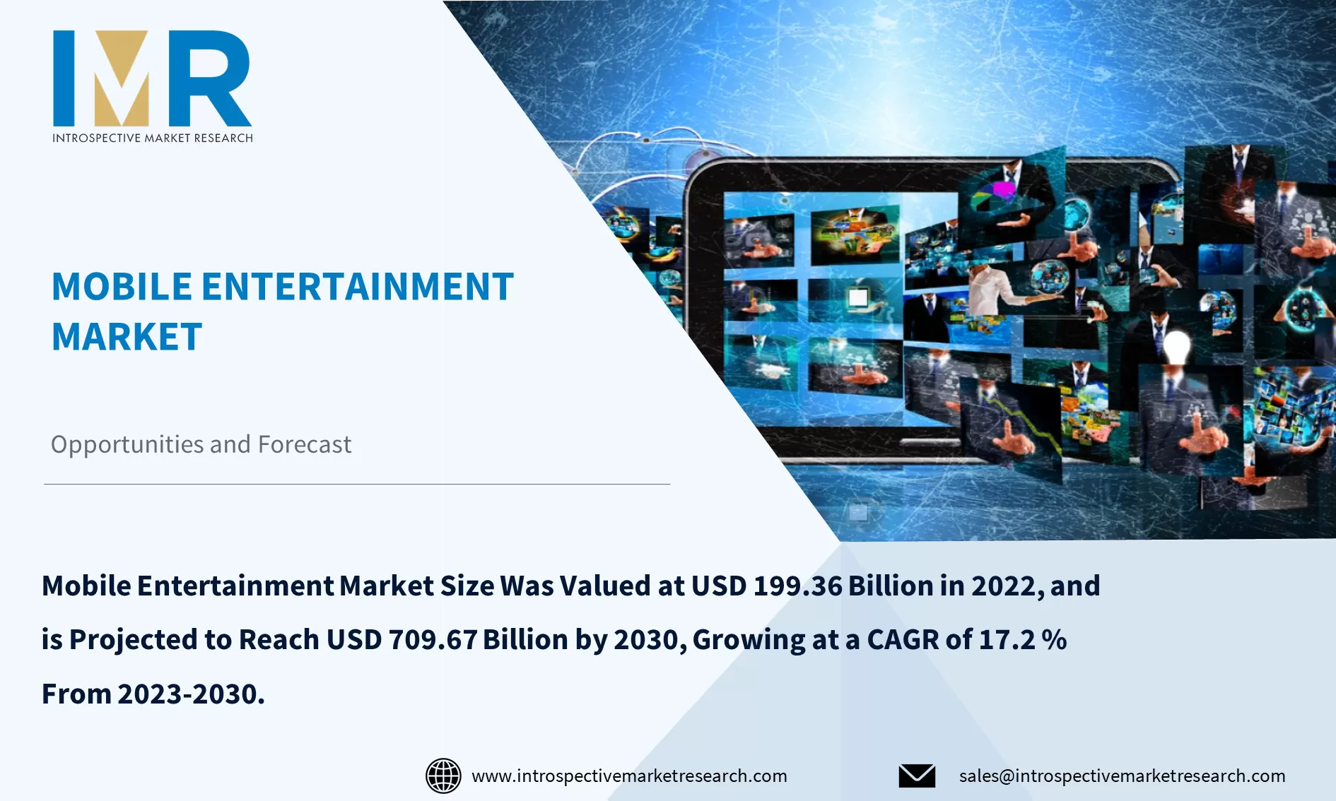 Mobile Entertainment Market-To Reach USD 709.67 Billion By Year 2030