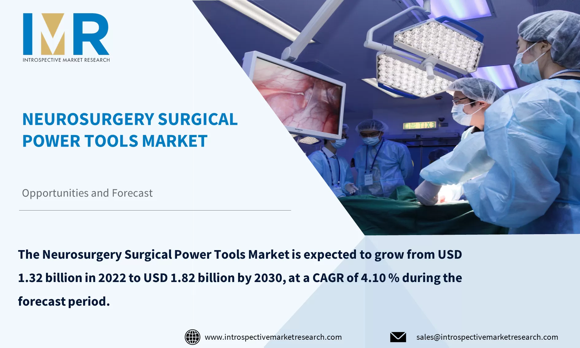 Neurosurgery Surgical Power Tools Market To Reach USD 1.82 Million By Year 2030