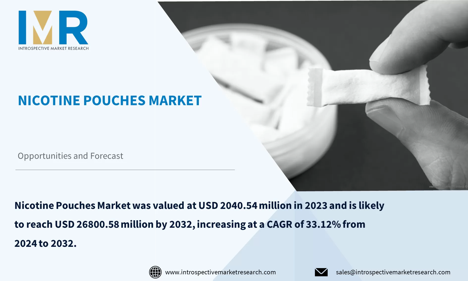 Nicotine Pouches Market To Reach USD 26800.58 million by 2032