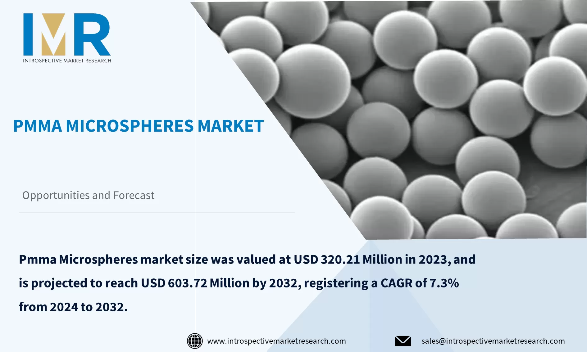 Pmma Microspheres Market To Reach USD 603.72 Million By Year 2032